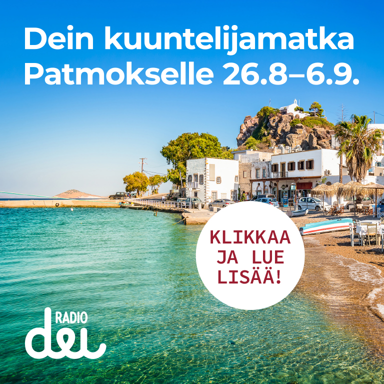 Deimatka luonnonkauniille, pyhälle Patmos-saarelle 26.8. – 6.9.2022