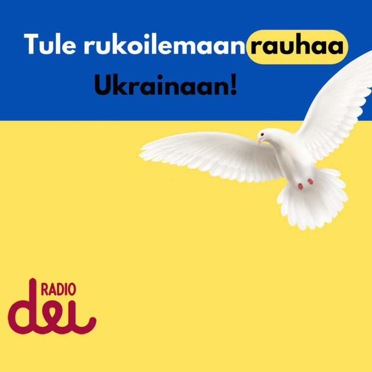 Pääsiäismaanantain suora lähetys Ukrainan ja maailman rauhan puolesta